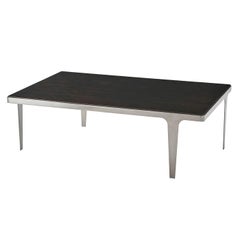 Modern Steel Frame Coffee Table