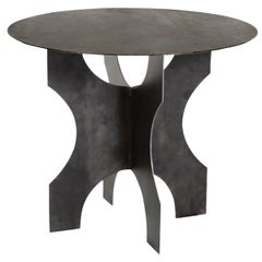 Modern Steel Round Table