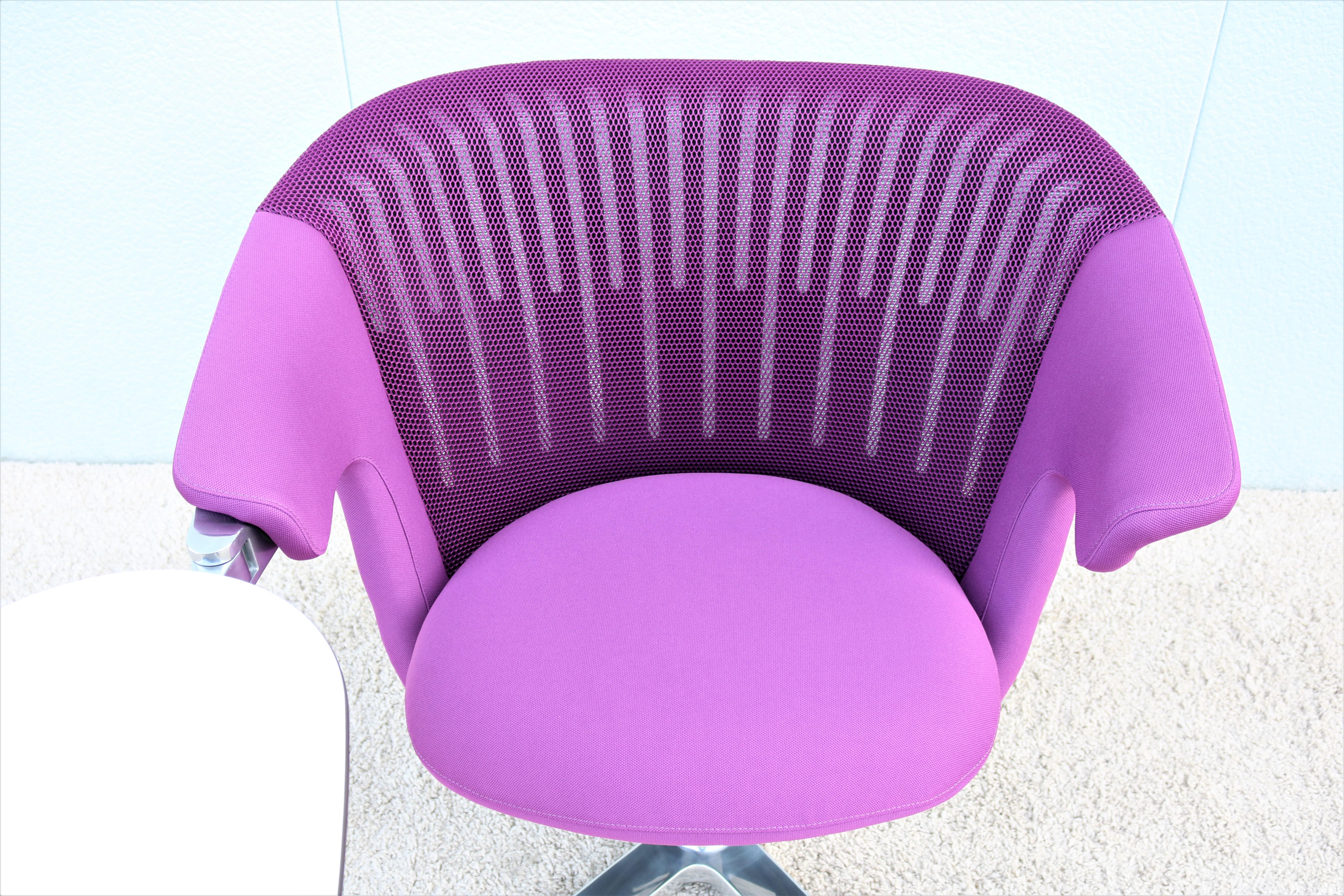 Modern Steelcase i2i Collaborative Ergonomic Dual Swivel Lounge Chair For Sale 4