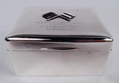 Modern Sterling Silver Box with 1930s Australian Imperial Force Association