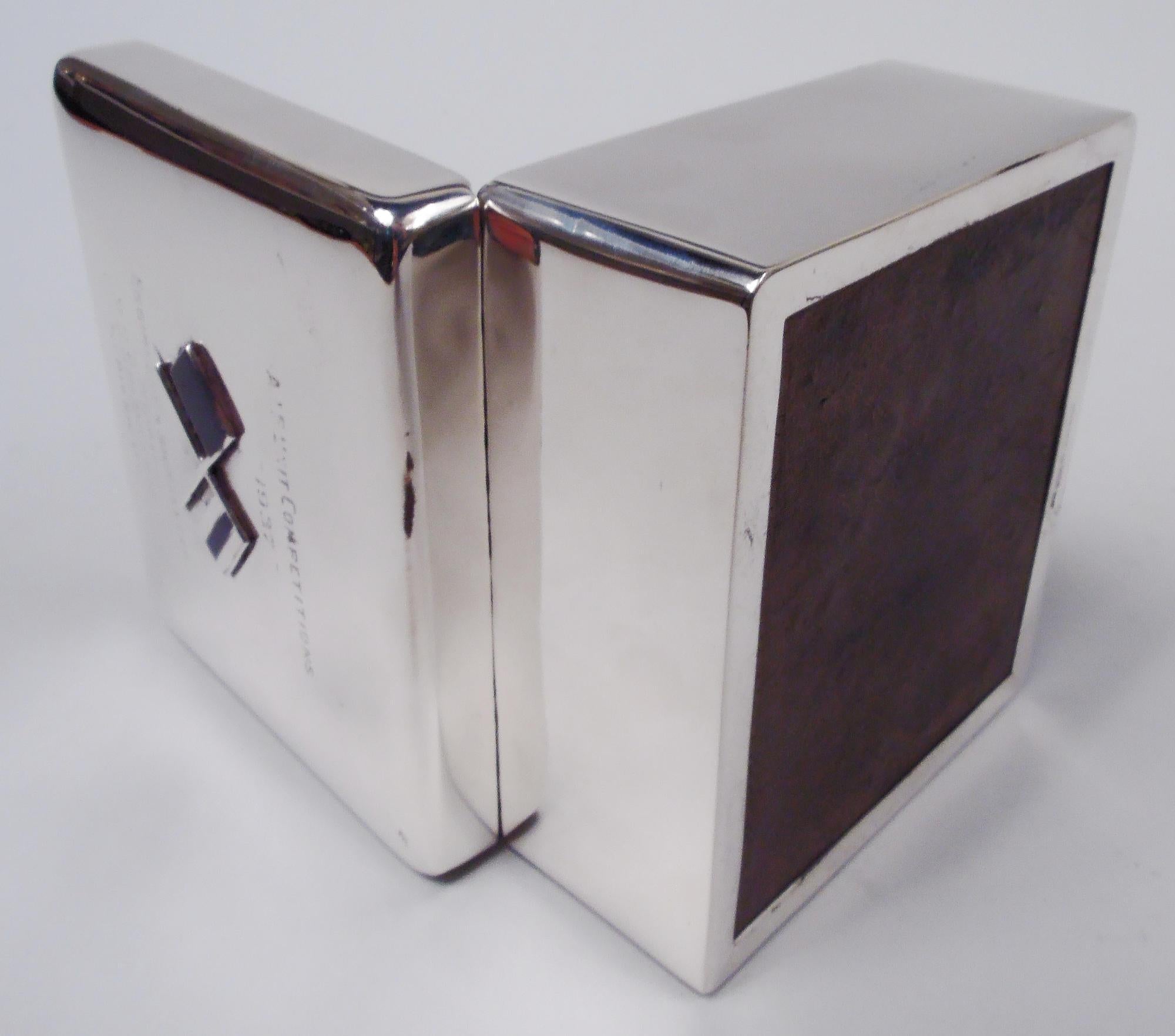 Caja moderna de plata de ley con la Asociación de la Fuerza Imperial Australiana de 1930 en venta 2