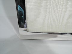 Cadre moderne en argent sterling pour portrait ou exposition de paysage