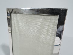 Modern Sterling Silver Frame for Portrait or Landscape Picture