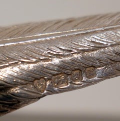 Modern Sterling Silver Pair Pheasants London 1972 D J Silver Repair