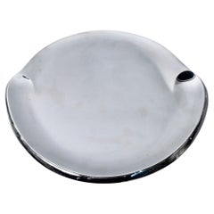 Modern Sterling Silver Thumbprint Tray by Elsa Peretti for Tiffany