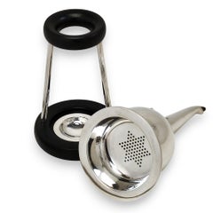 Modern Sterling Silver Wine Funnel on Stand Birmingham England 2000