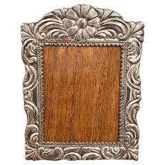 Cadre ou miroir photo moderne de l'école Taxco en argent sterling
