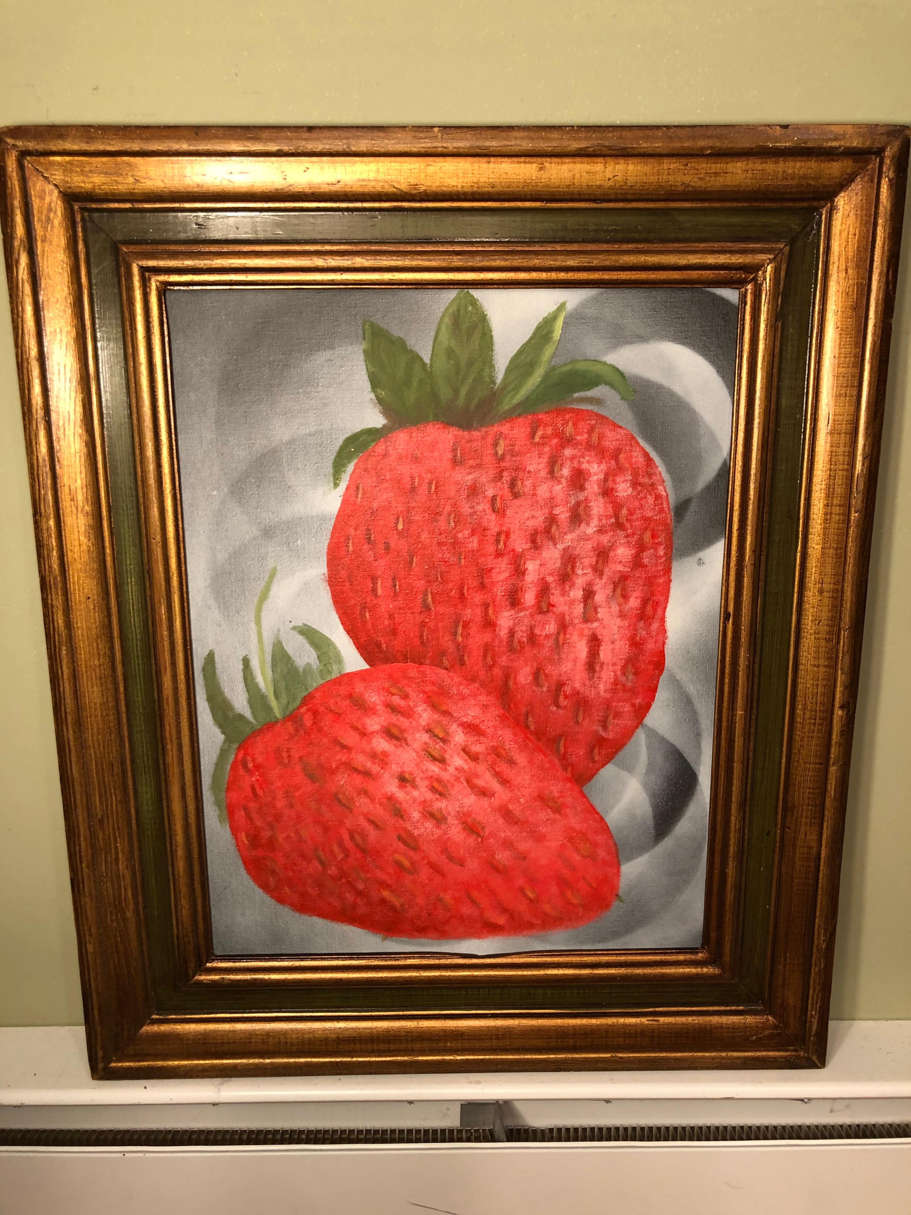 Modern Still Life of Strawberries For Sale 9
