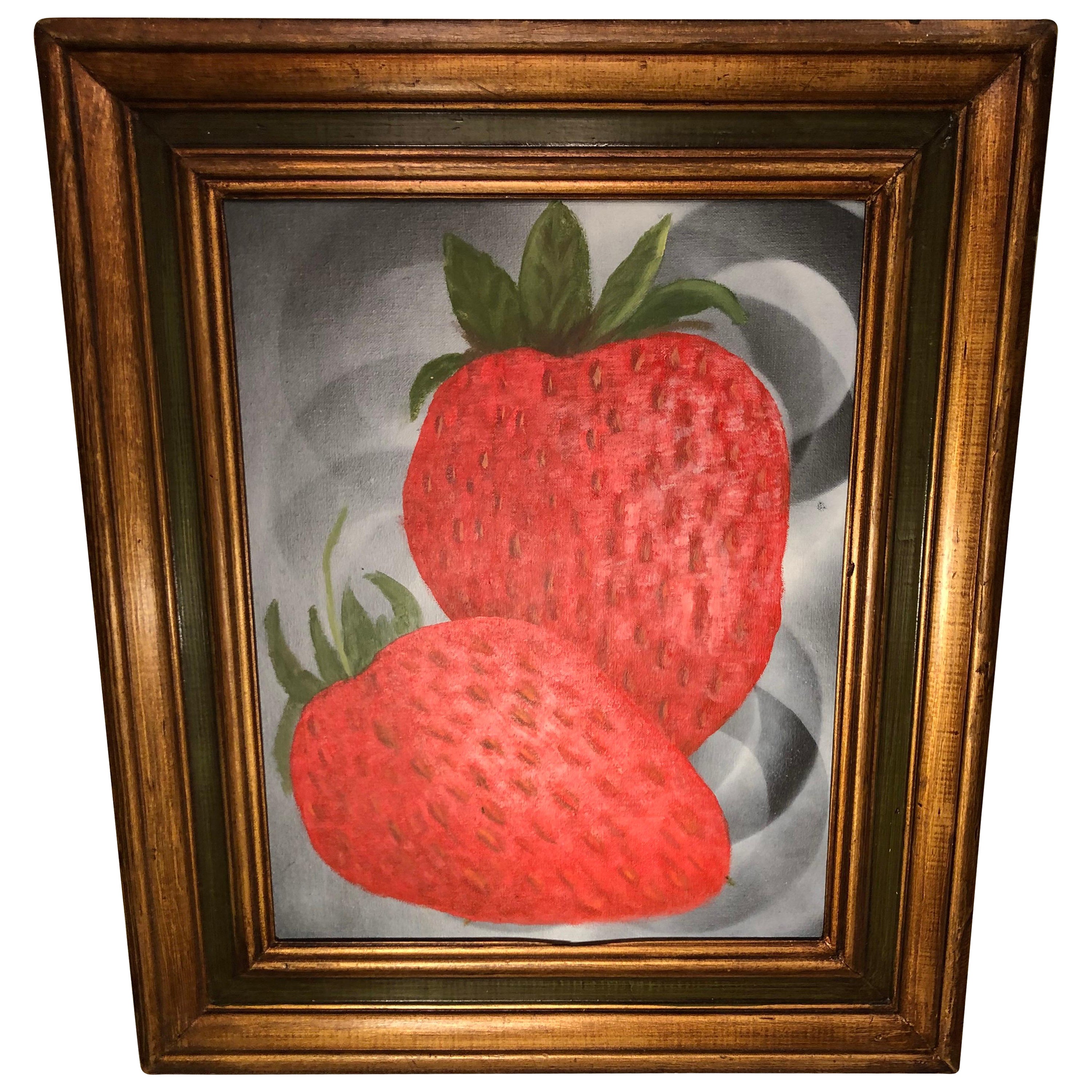 Nature morte moderne de fraises