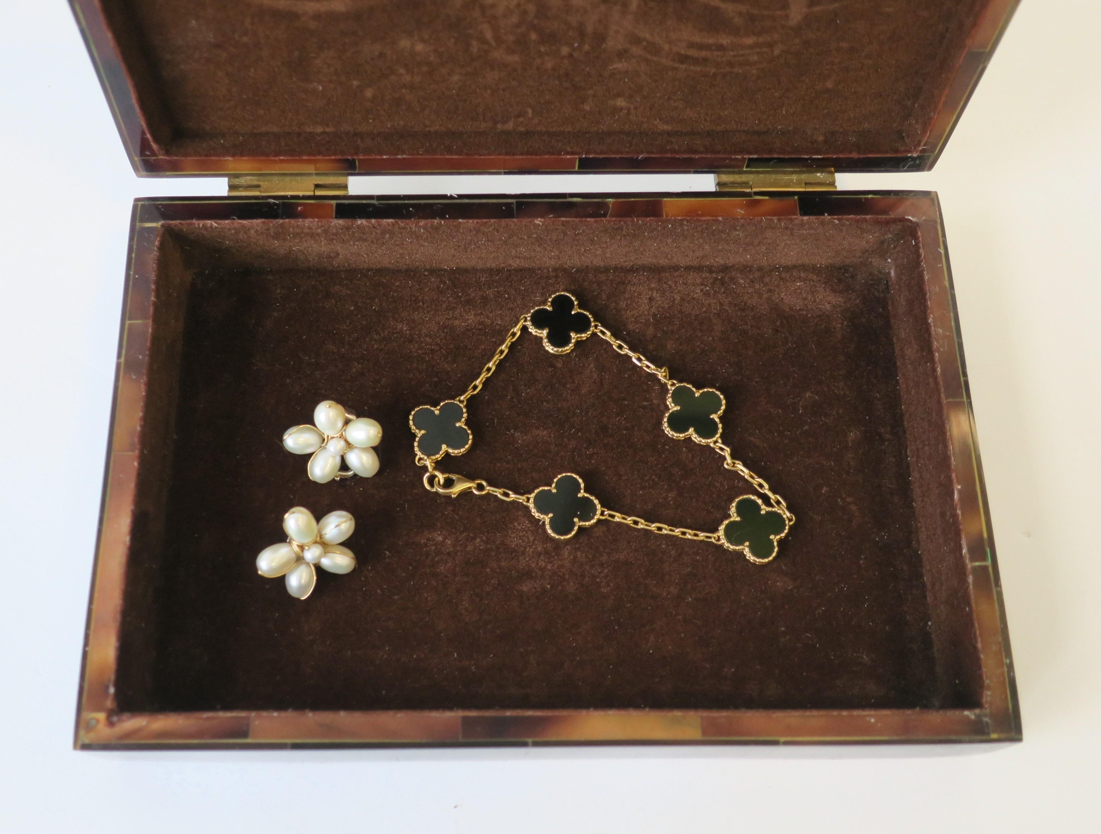 Marble and Brass Jewelry Box 5