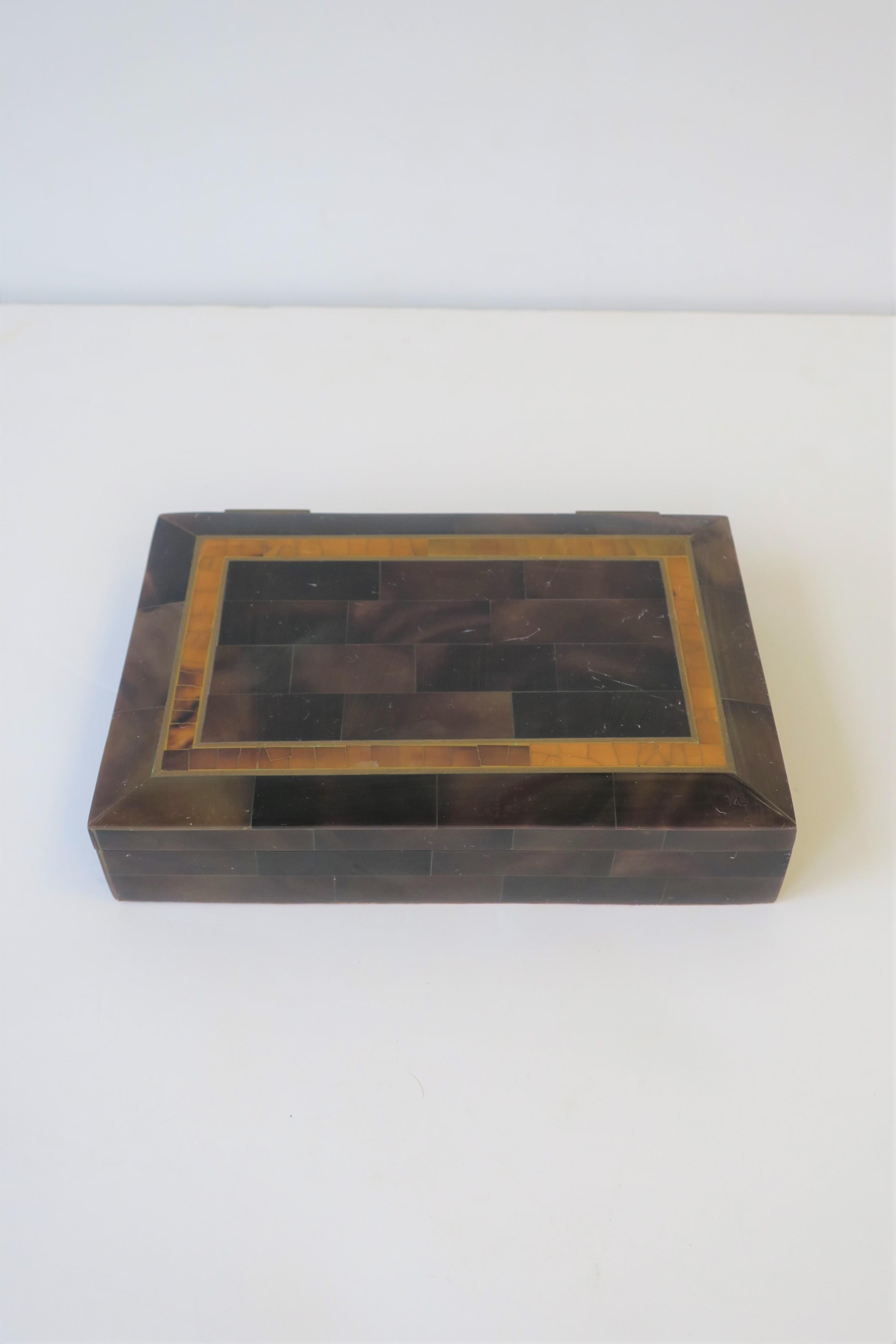 Marble and Brass Jewelry Box 6