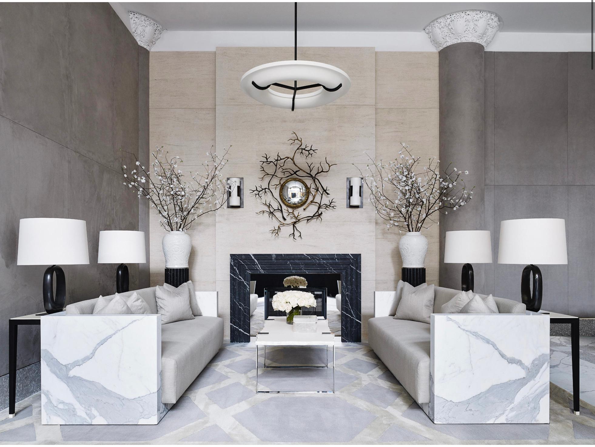 italien The Moderns Stone Cladded Sofa (canapé moderne avec revêtement en pierre) en vente