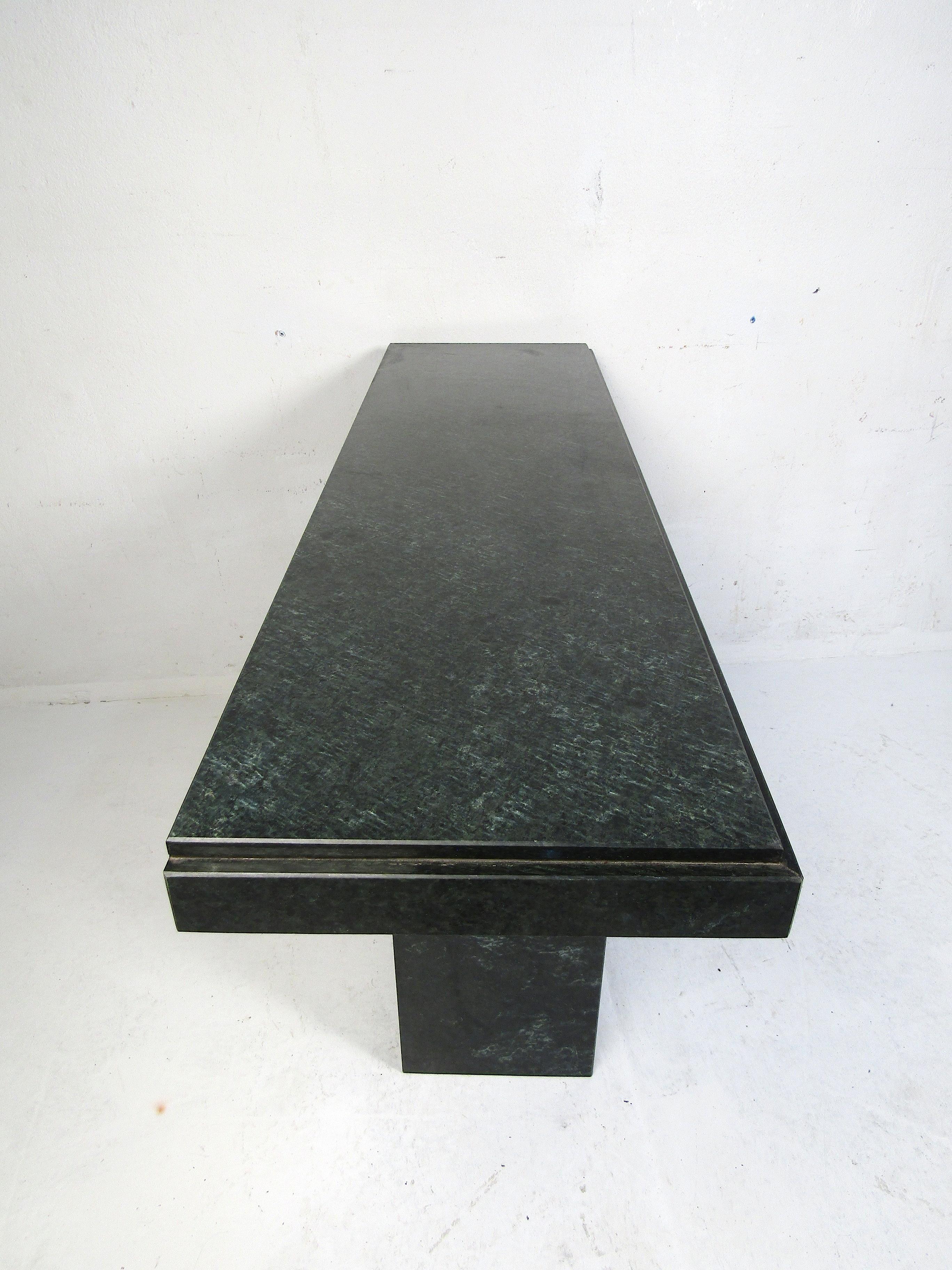 stone hallway table
