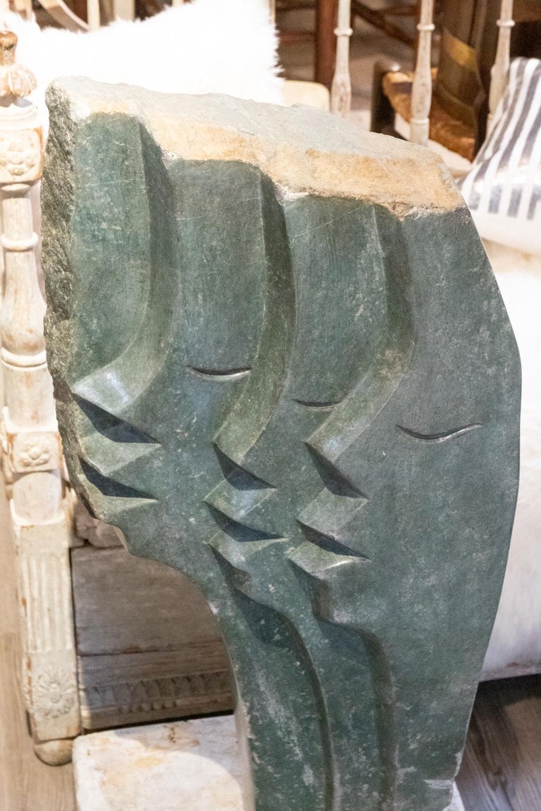 Modern Stone Sculpture by C. Marinse For Sale at 1stdibs