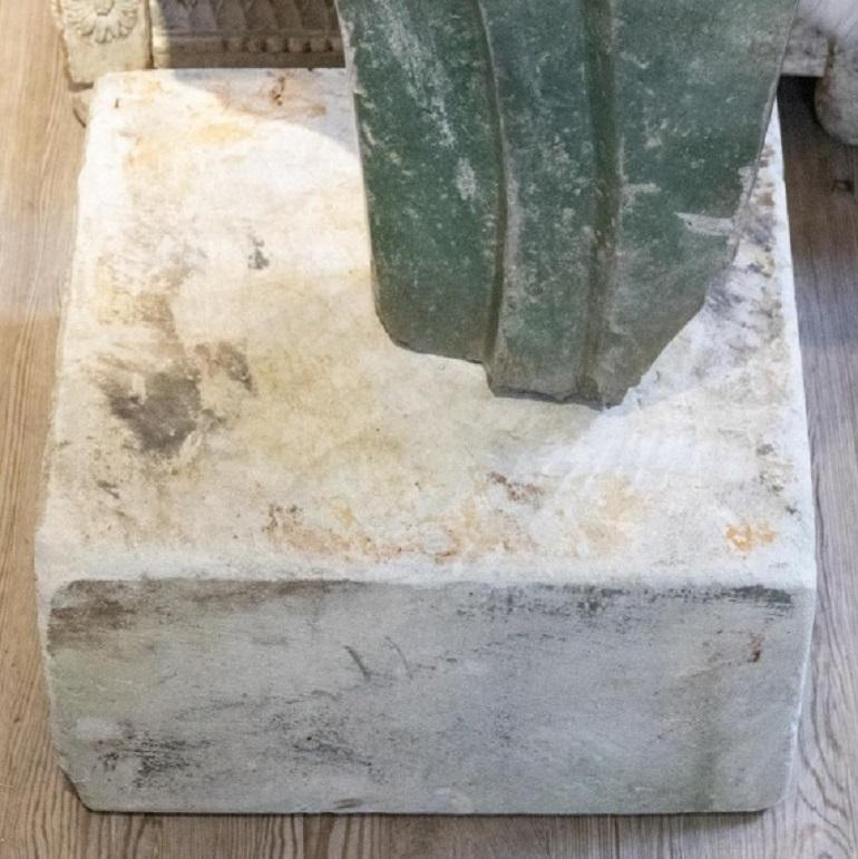 Unknown 20th Century Abstract Modernist Stone Sculpture of Three Faces in Profile For Sale