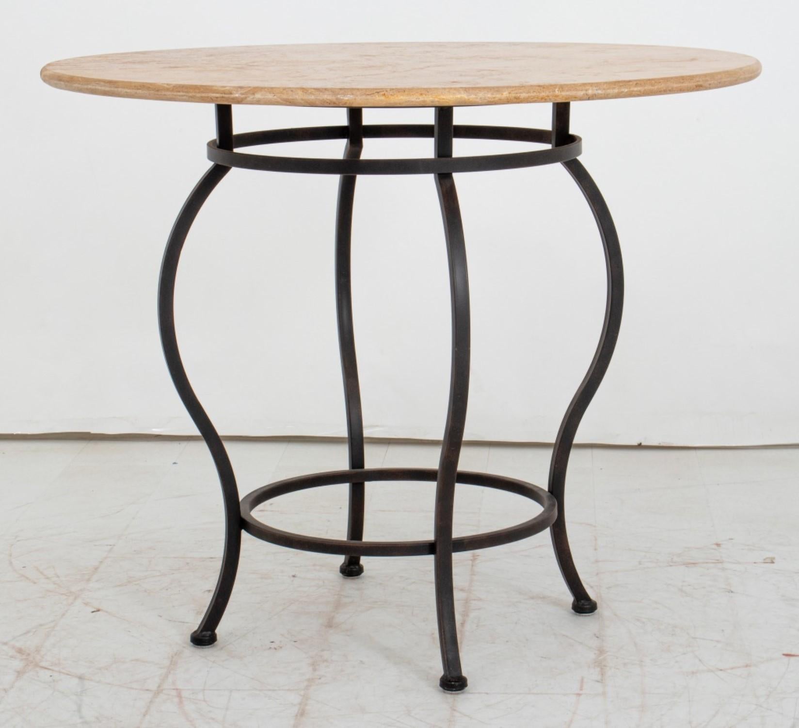 20th Century Modern Stone Top Center Table For Sale