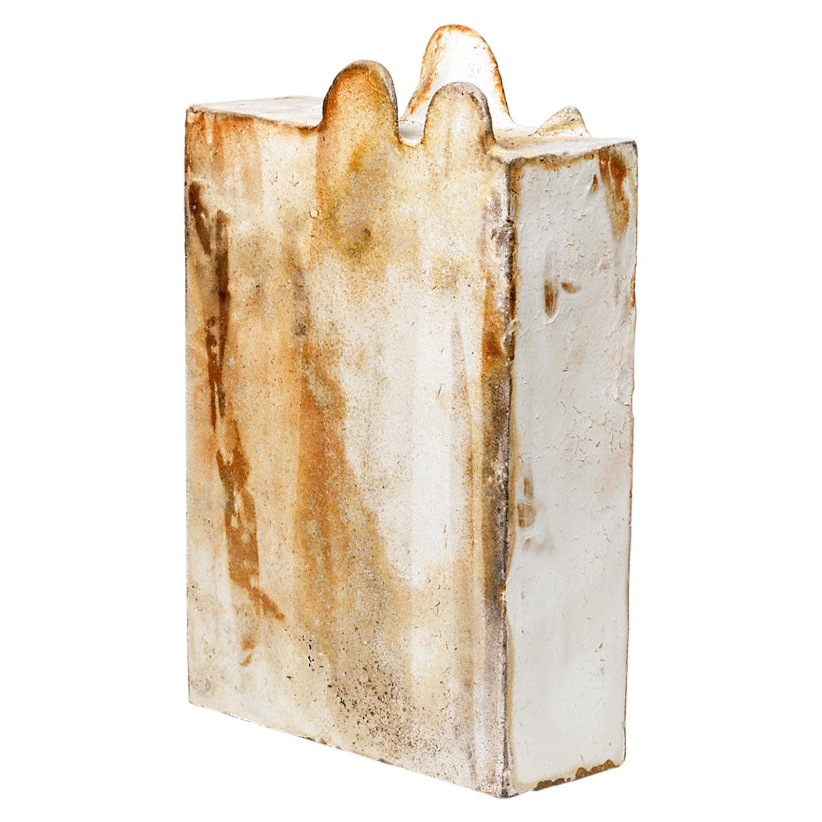 Modern Stoneware Ceramic Sculpture by Regnier La Borne Architectural Form