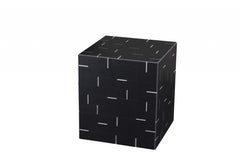 Modern Stool Leather Stephane Parmentier for Giobagnara Atari Stool