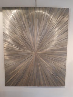 Modern Straw Marquetry Panel, France, 2018