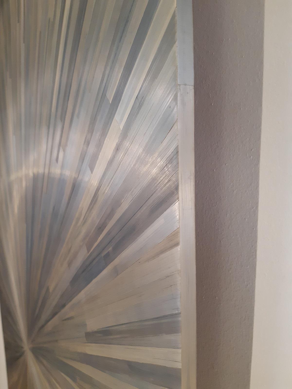 French Modern Straw Marquetry Panel, France, 2018 For Sale