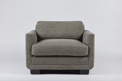 Modern Streamline Harrison Lounge Chair Curved Detail by Martin and Brockett