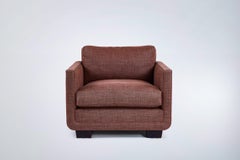 Modern Streamline Harrison Lounge Chair Curved Detail by Martin and Brockett