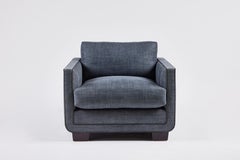 Modern Streamline Harrison Lounge Chair Curved Detail by Martin and Brockett