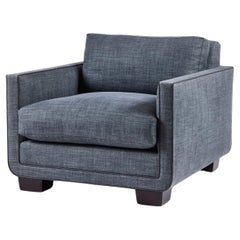 Moderner Streamline-Loungesessel Harrison, geschwungenes Detail von Martin und Brockett
