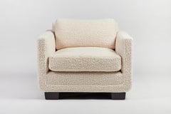 Modern Streamline Harrison Lounge Chair Curved Detail by Martin and Brockett