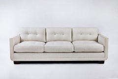 Modern Harrison Tufted 84" Sofa with Curved Frame Detail by Martin & Brockett