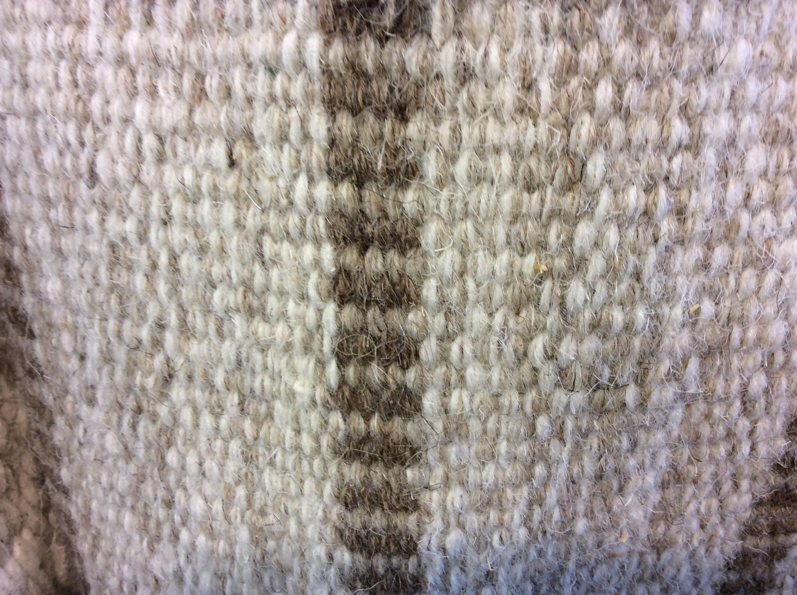 Modern Striped Flat-Weave Wool rug by Doris Leslie Blau
Size: 12'0