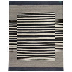 Modern Striped Rug, Kilim Rugs Carpet from Afghanistan