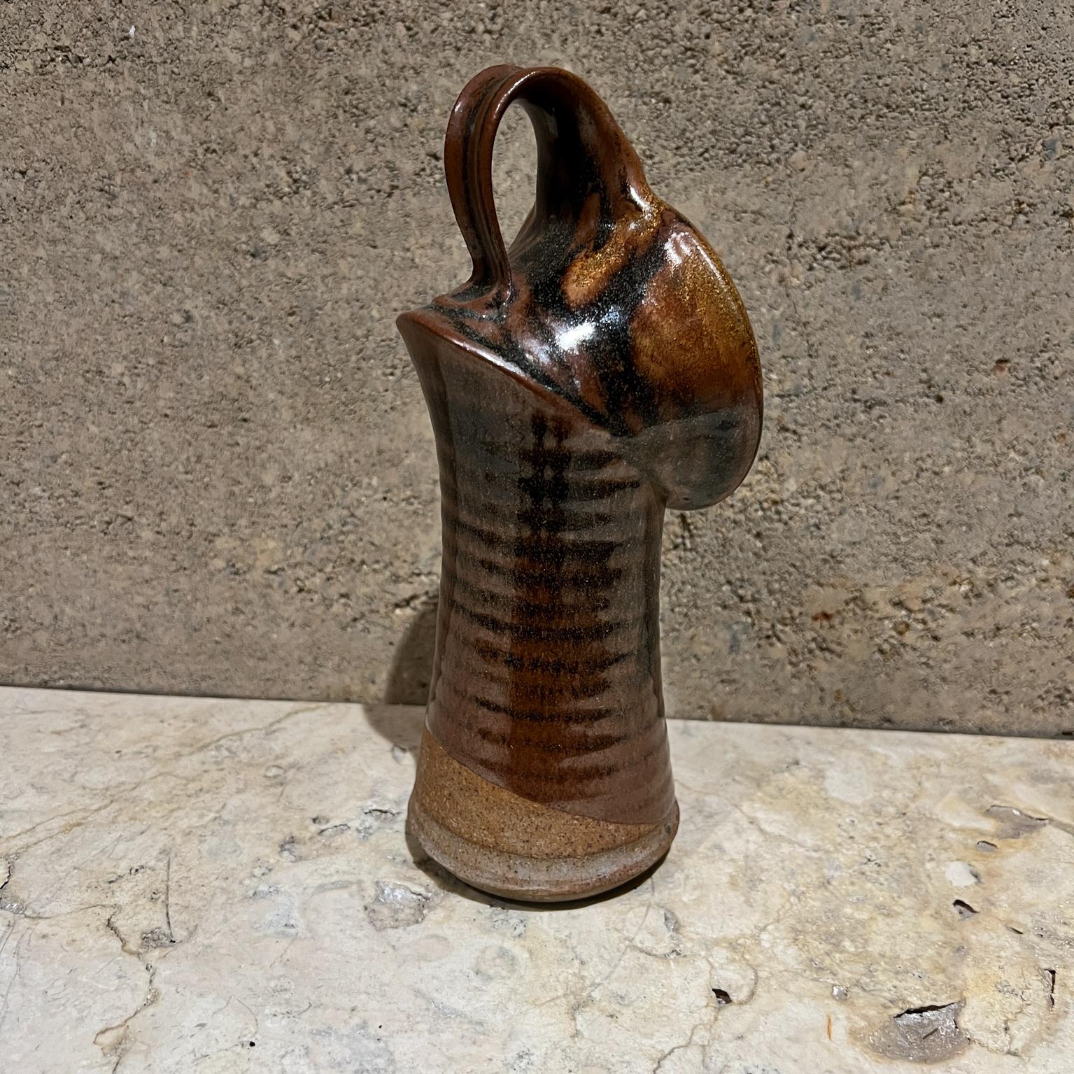 Vaso angolato in studio moderno in ceramica Art Pottery in vendita 4
