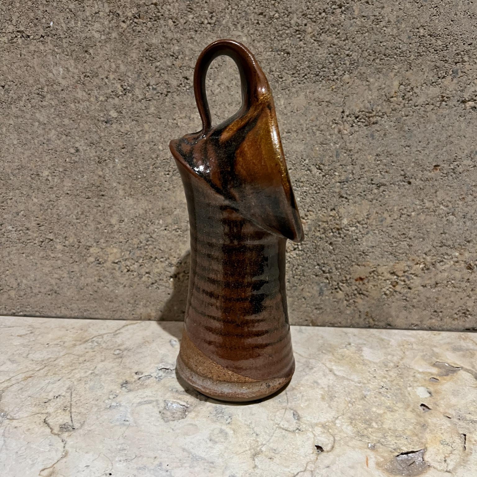 Vaso angolato in studio moderno in ceramica Art Pottery in vendita 5