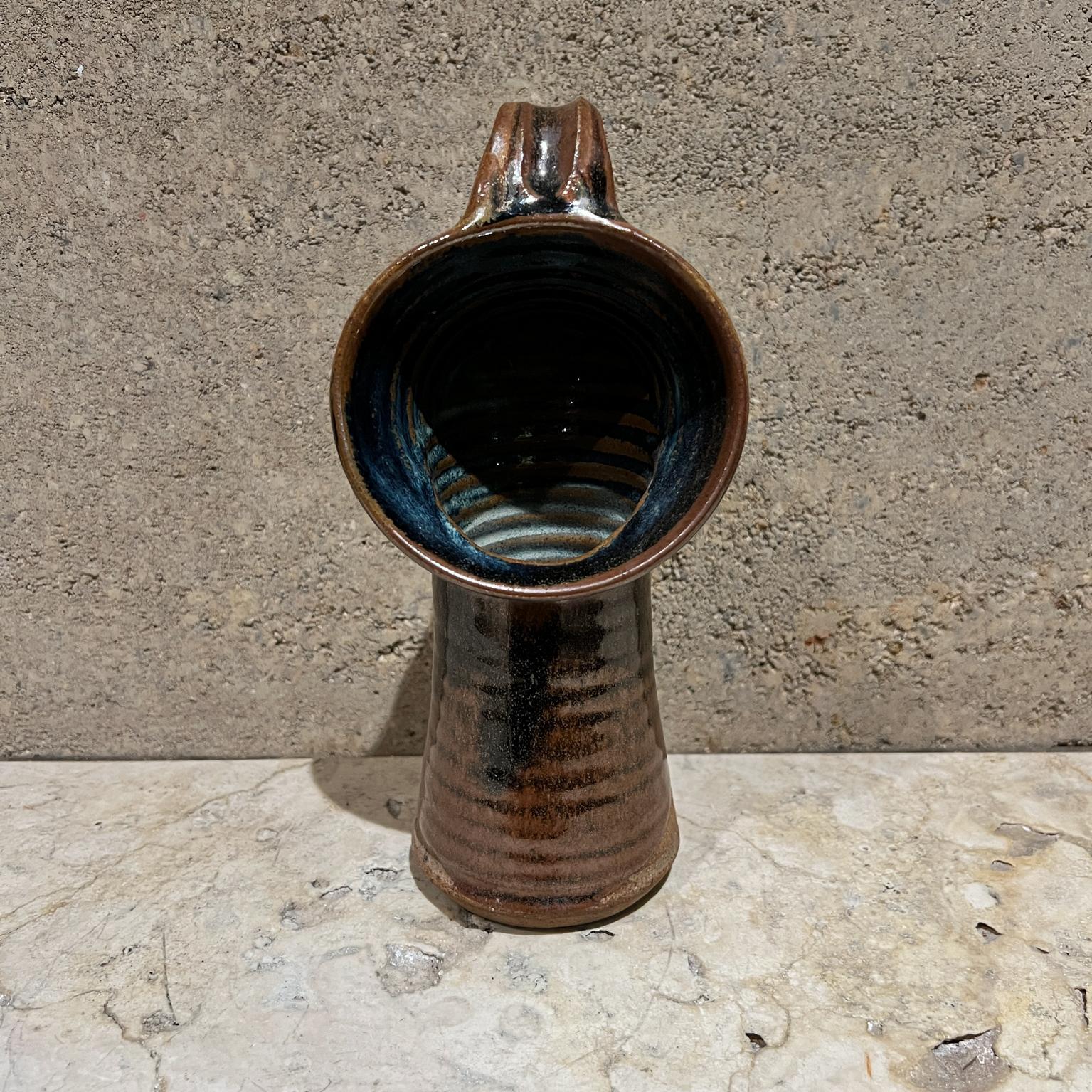 Vaso angolato in studio moderno in ceramica Art Pottery in vendita 7