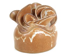 Modern Studio Pottery Freeform Lidded Box
