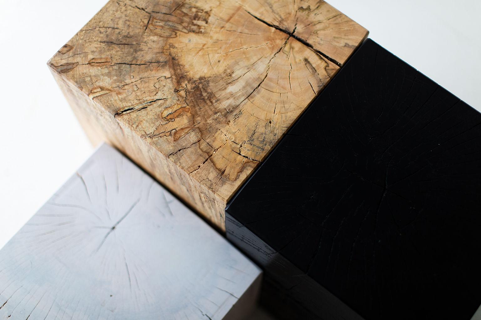 Modern Stump Tables, Square For Sale 3