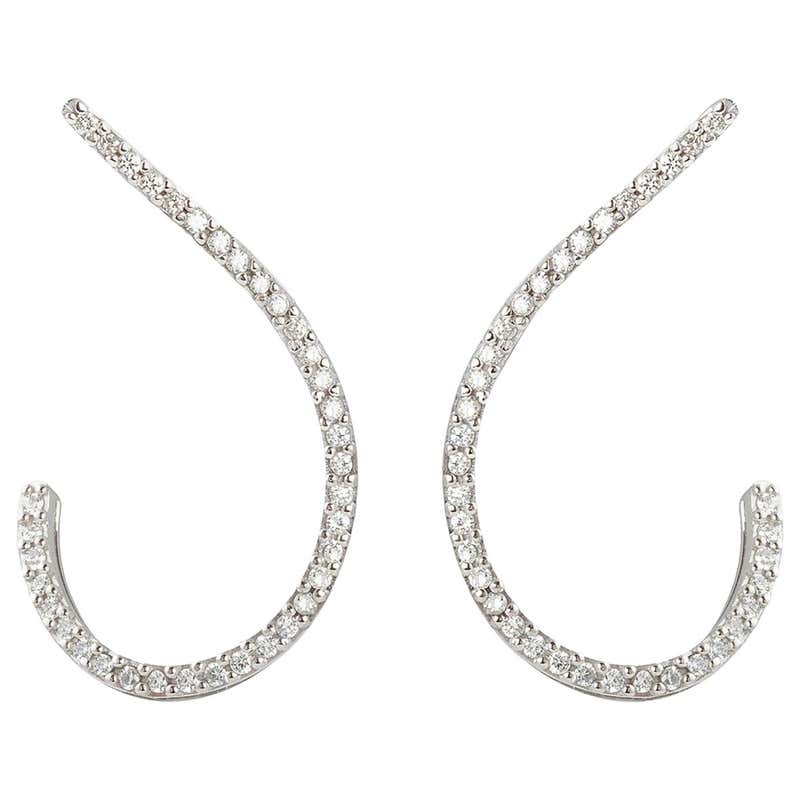 Alessa Nexus Earrings 18 Karat White Gold Signature Collection For Sale ...