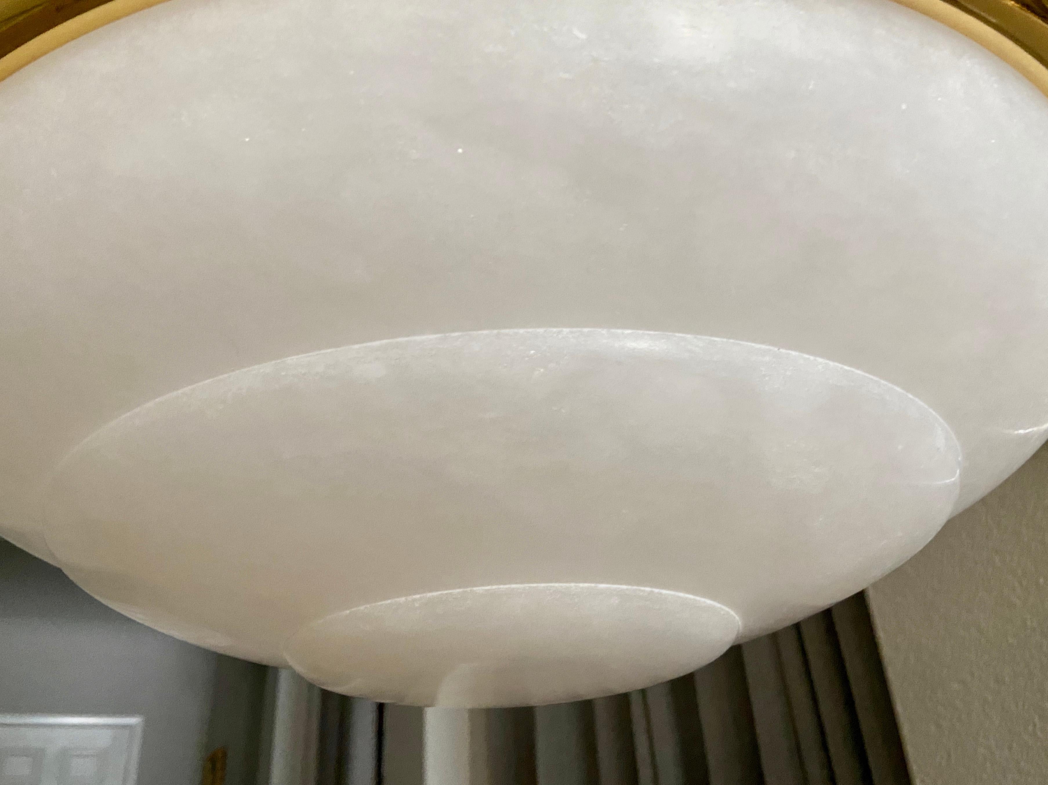 Modern Style Alabaster Chandelier Pendant Ceiling Light 5