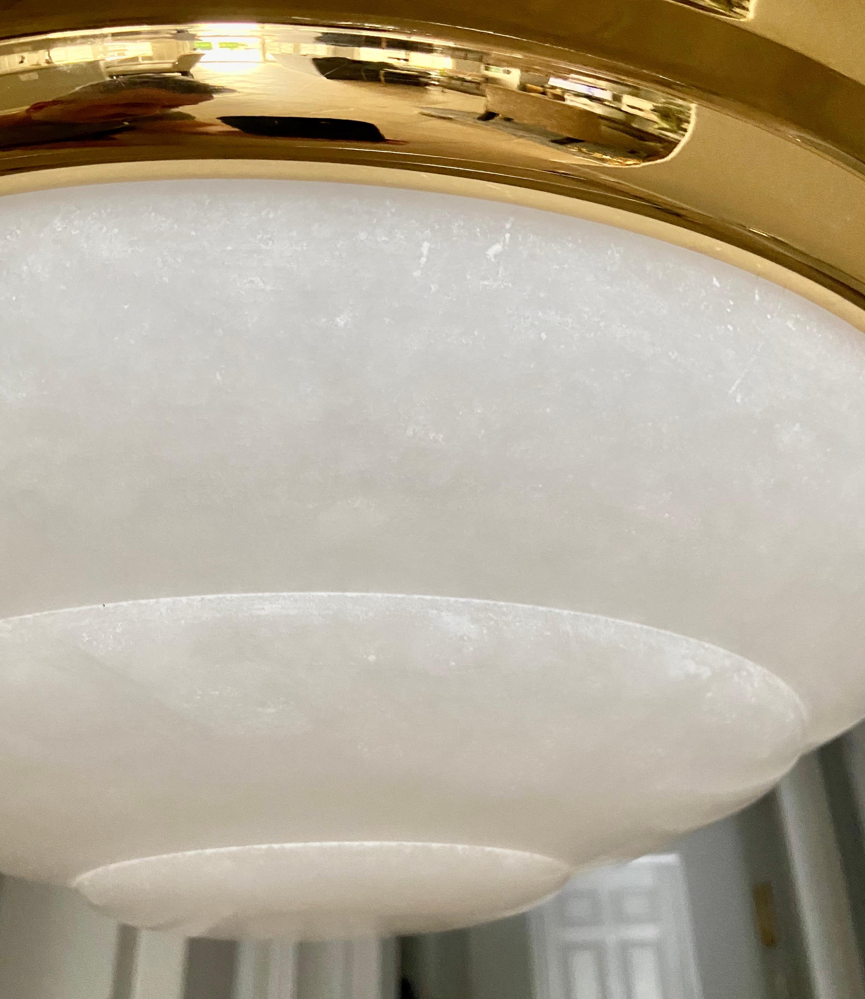 Modern Style Alabaster Chandelier Pendant Ceiling Light 6
