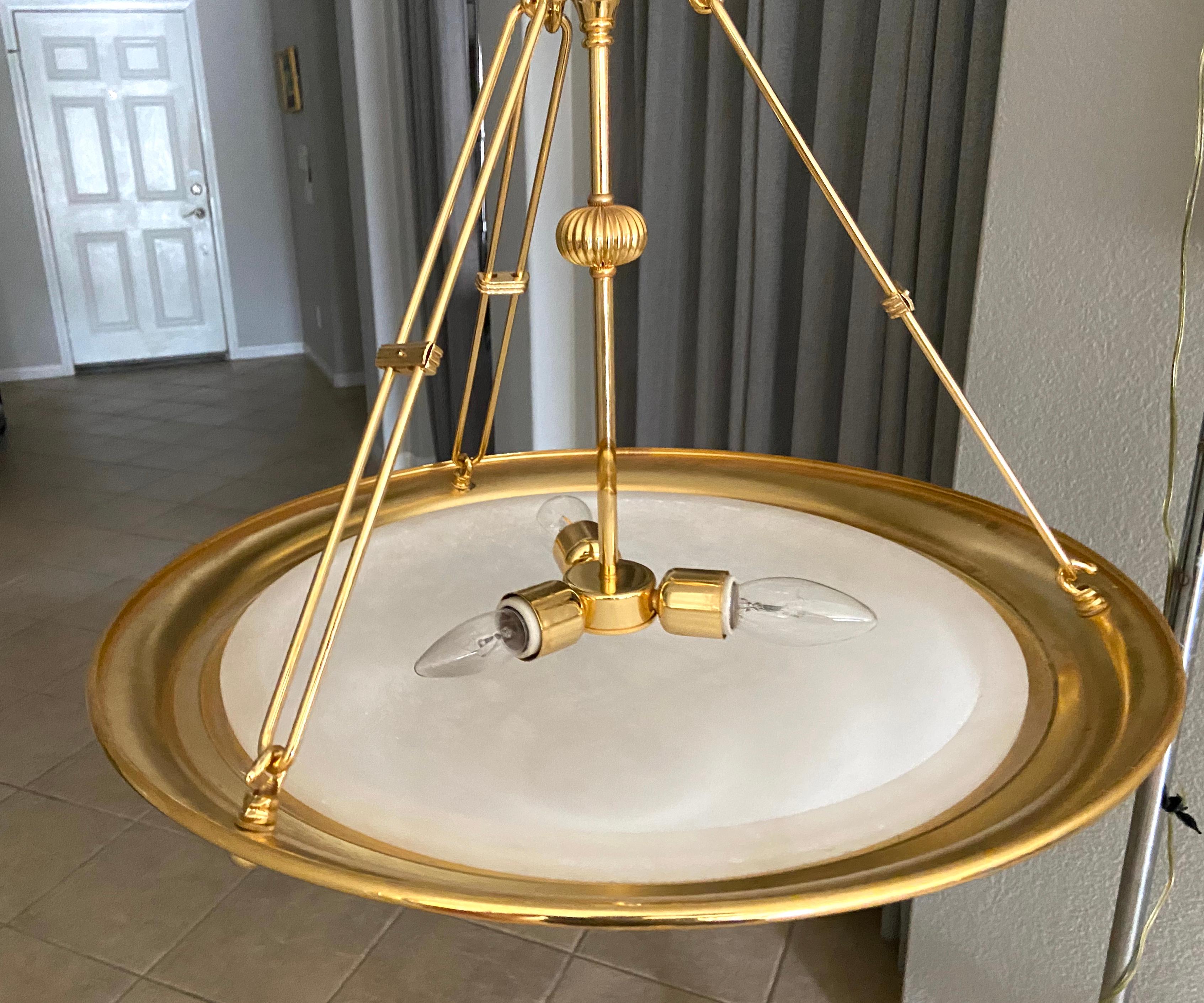Plafonnier à suspension en albâtre de style moderne 11