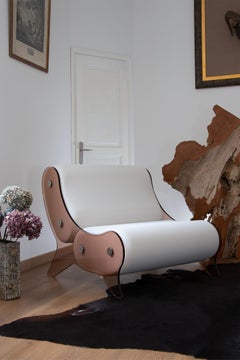 Modern style Armchair, Bronze PMMA panels by MW DESIGNER FURNITURE