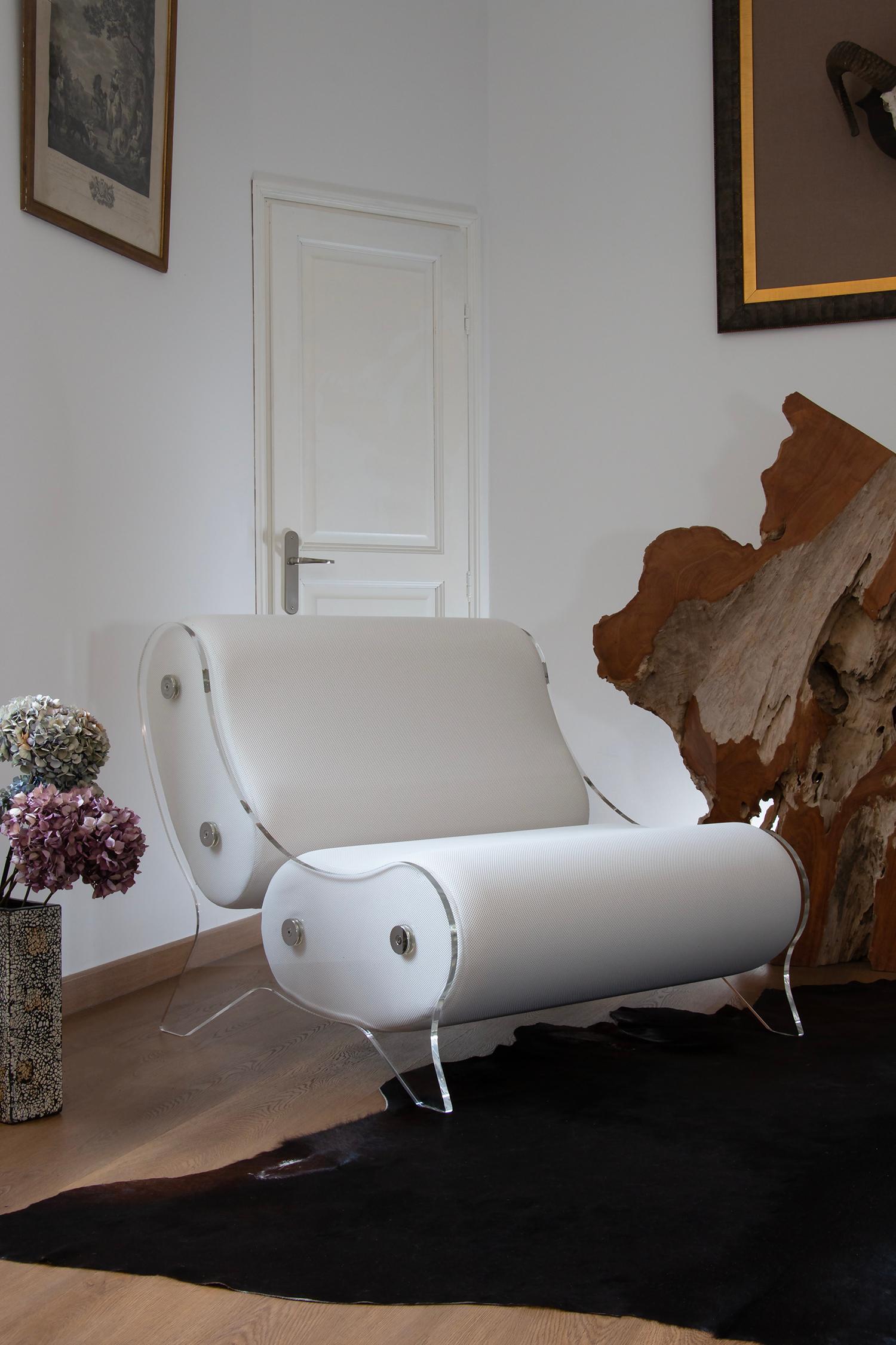 Sessel im modernen Stil,  Bronze-PMMA-Tafeln aus Bronze von MW DESIGNER FURNITURE (21. Jahrhundert und zeitgenössisch) im Angebot