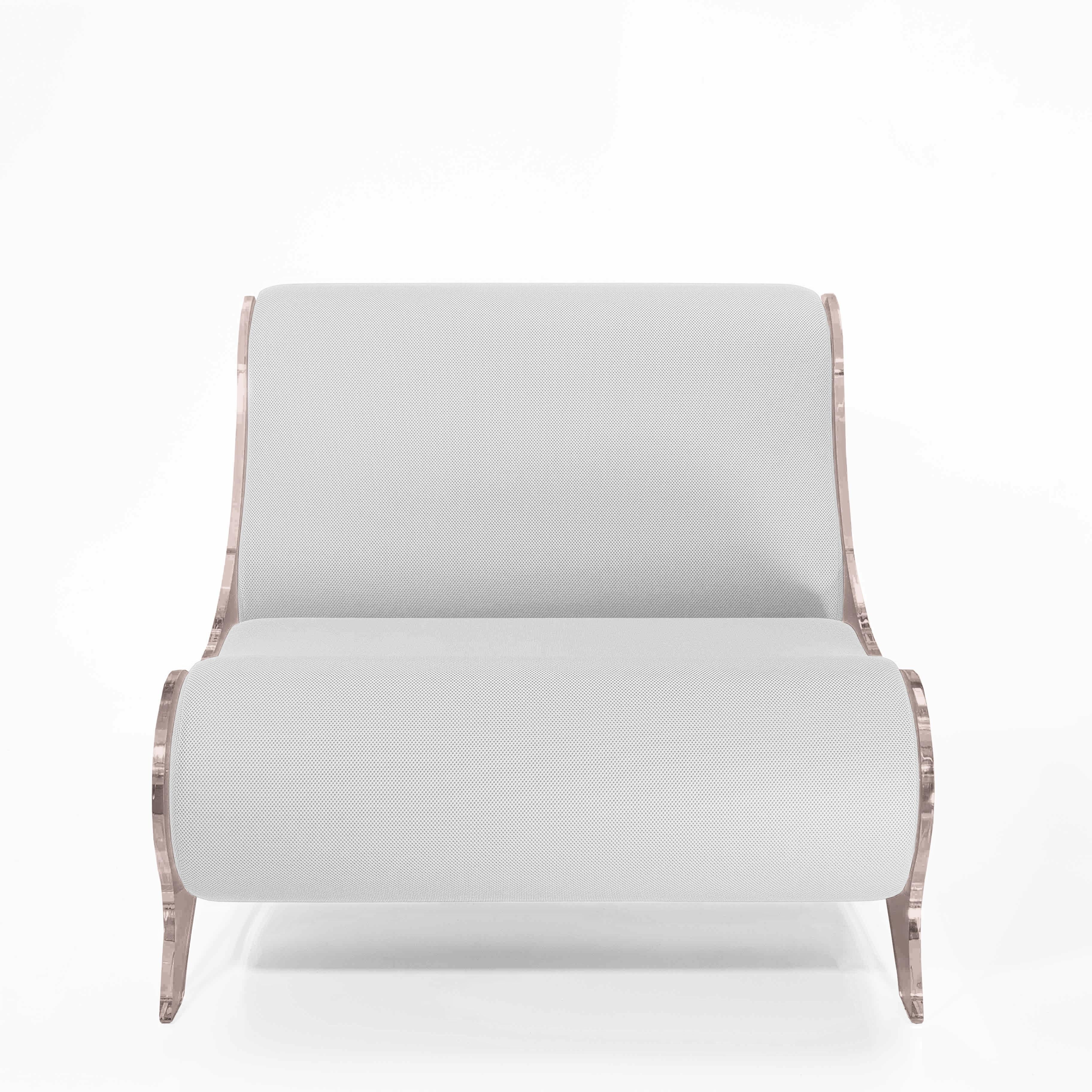 Sessel im modernen Stil,  Bronze-PMMA-Tafeln aus Bronze von MW DESIGNER FURNITURE (Französisch) im Angebot