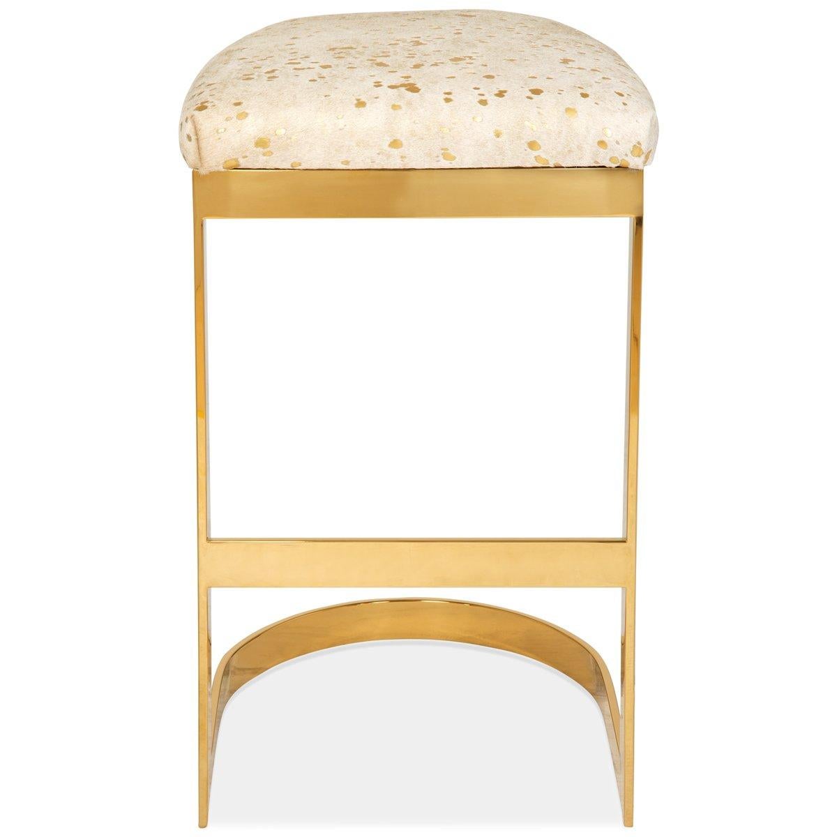 cowhide counter height bar stools