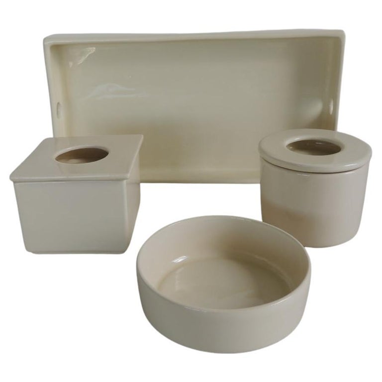 Modern Style Bathroom Accessories Set by Waterworks For Sale at 1stDibs