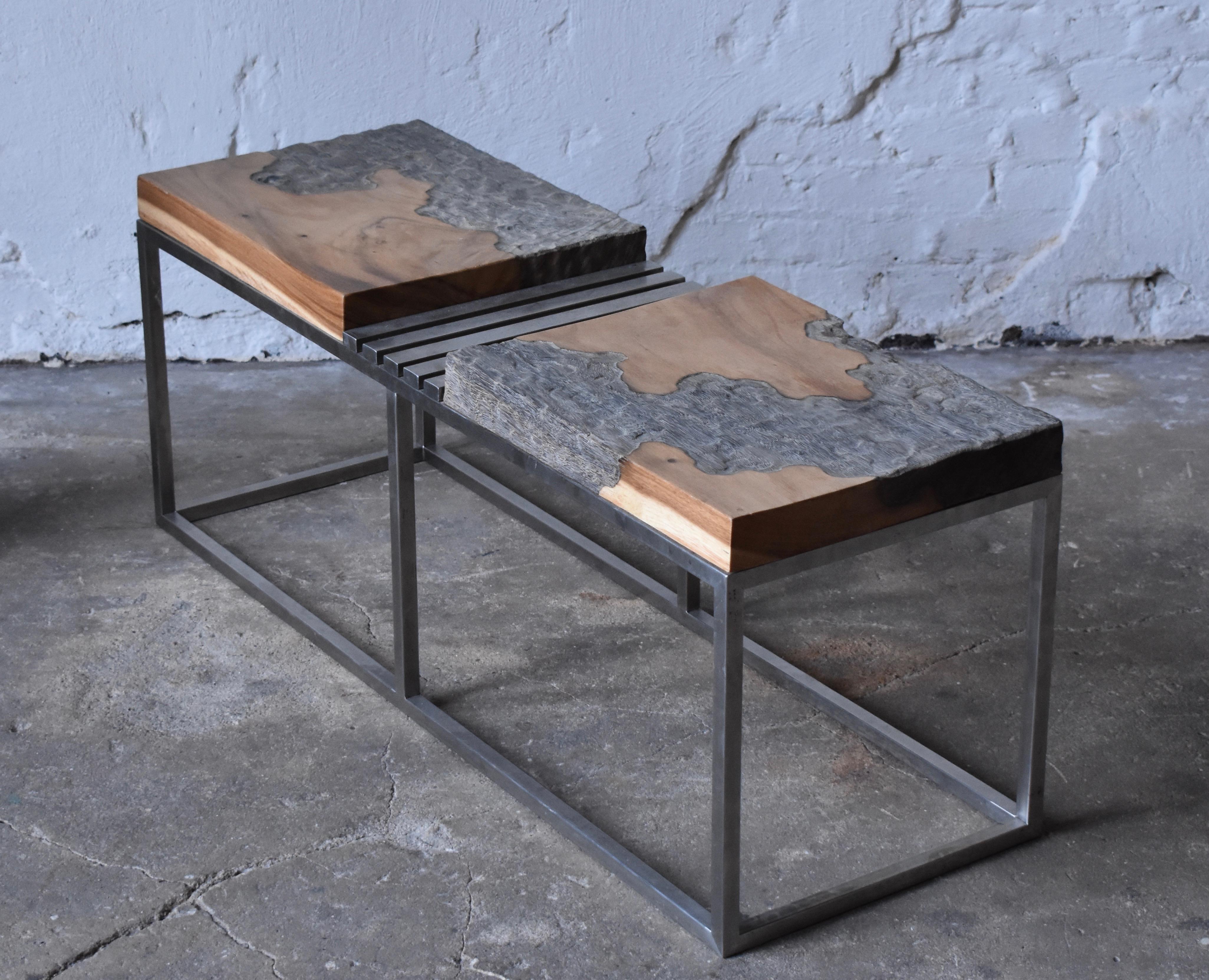 Modern style bench in painted wood and stainless steel by R+R Sweden Design
Highly decorative piece of furniture designed by R+R Sweden Art & Design.