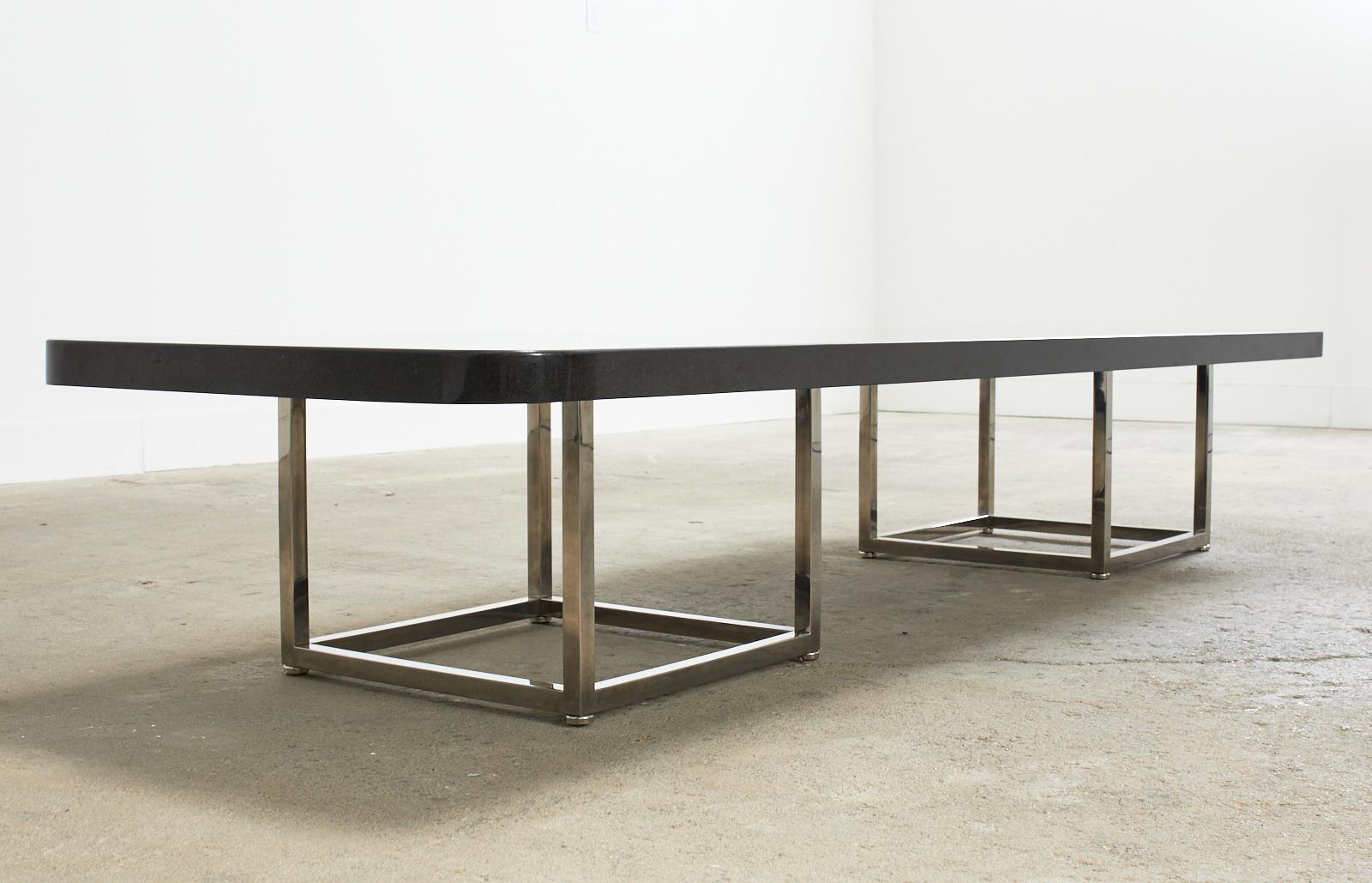 modern granite coffee table
