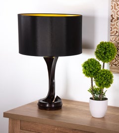 Bronzelampe im modernen Stil