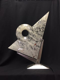 Modern Style Carved Rock Crystal Sculpture